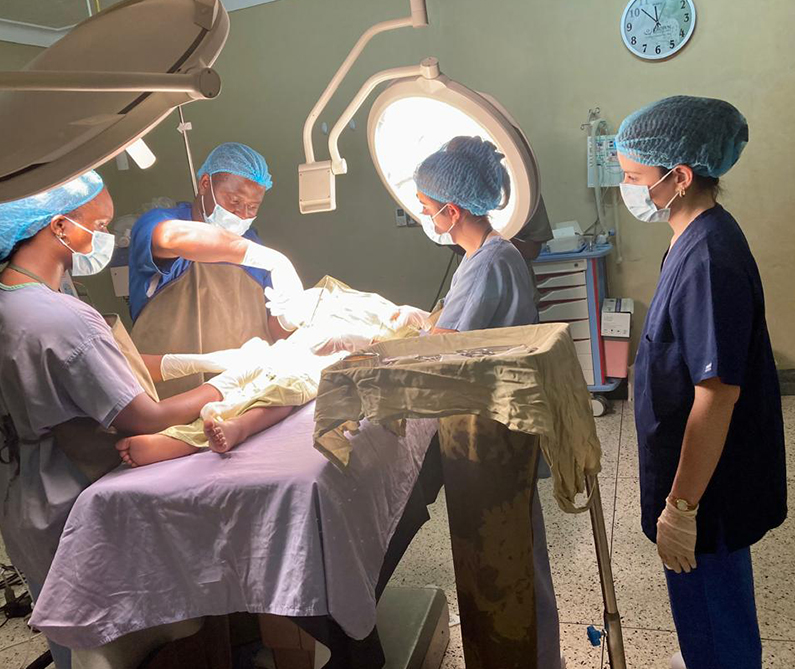 Clinician preparing for a medical mission