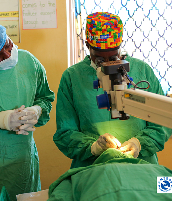 Surgical team during a medical mission